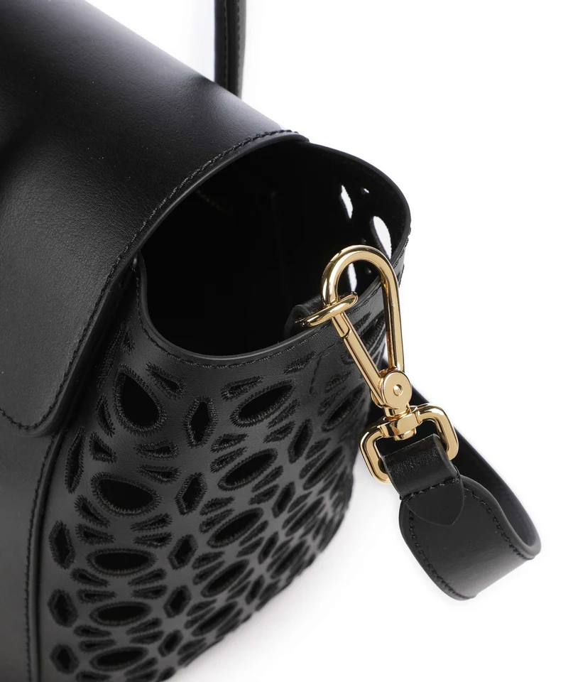 Coccinelle Beat Double Monogram Handtasche noir