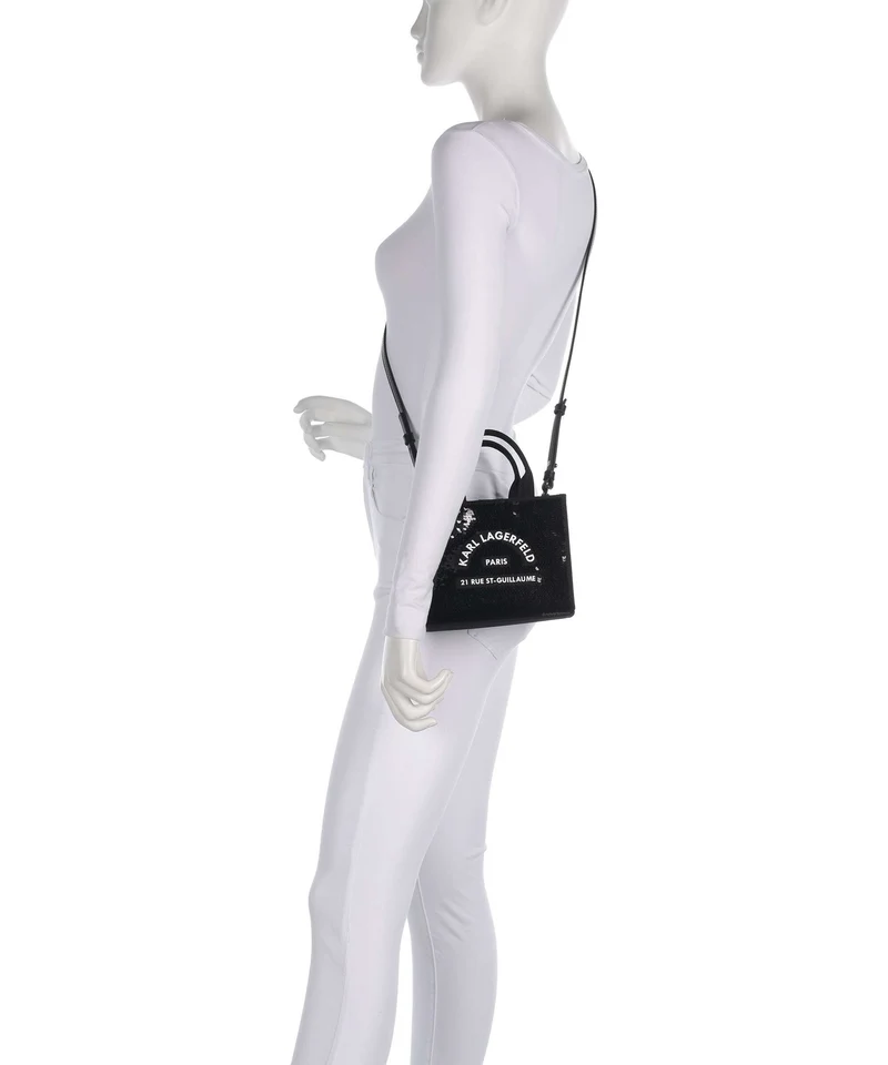 Karl Lagerfeld K/Rue St Guillaume Mini Umhängetasche black