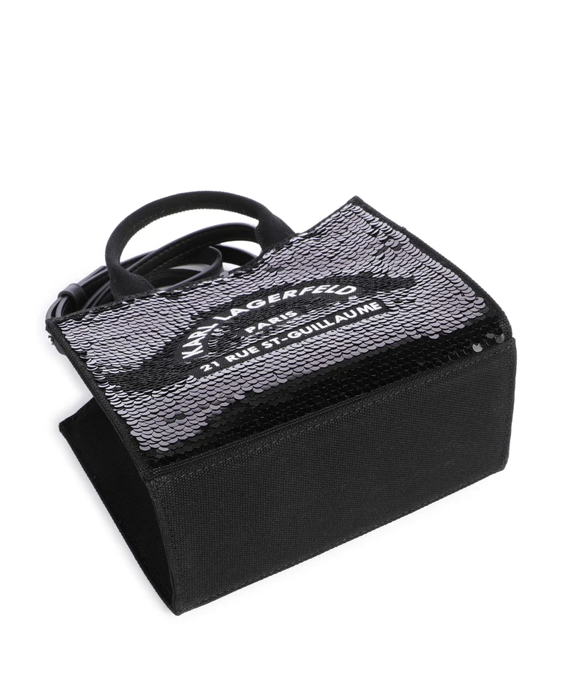Karl Lagerfeld K/Rue St Guillaume Mini Umhängetasche black
