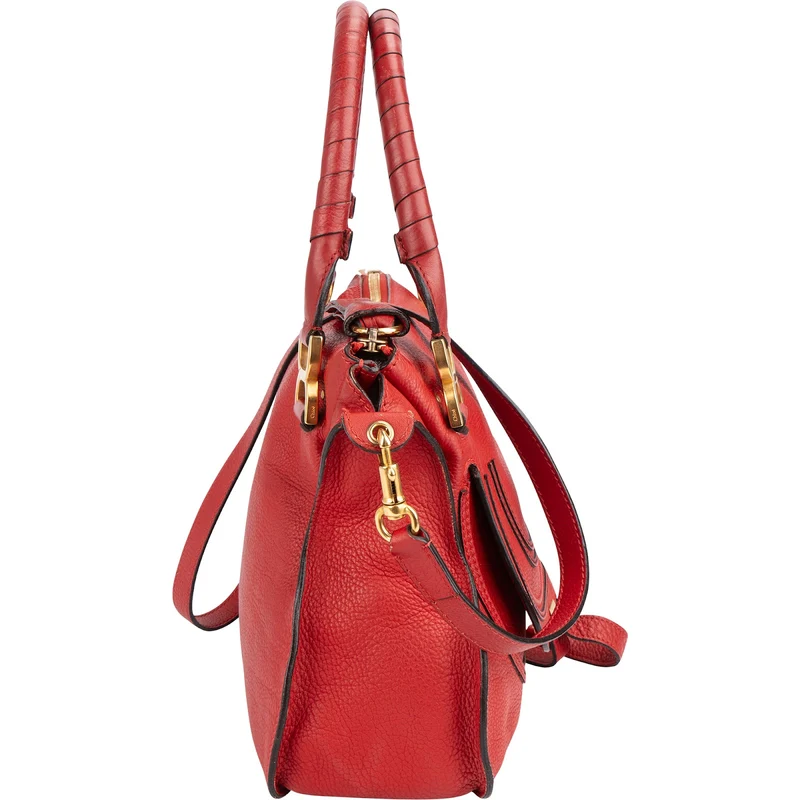 Chloé Grained Calfskin Marcie Handbag