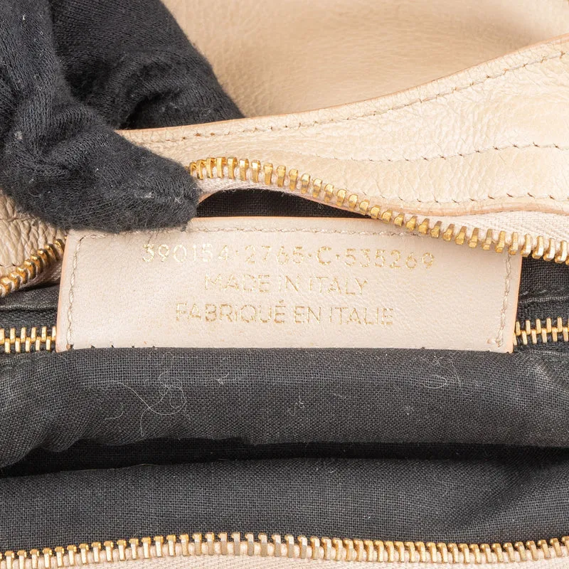 Balenciaga Beige Leather City Handbag