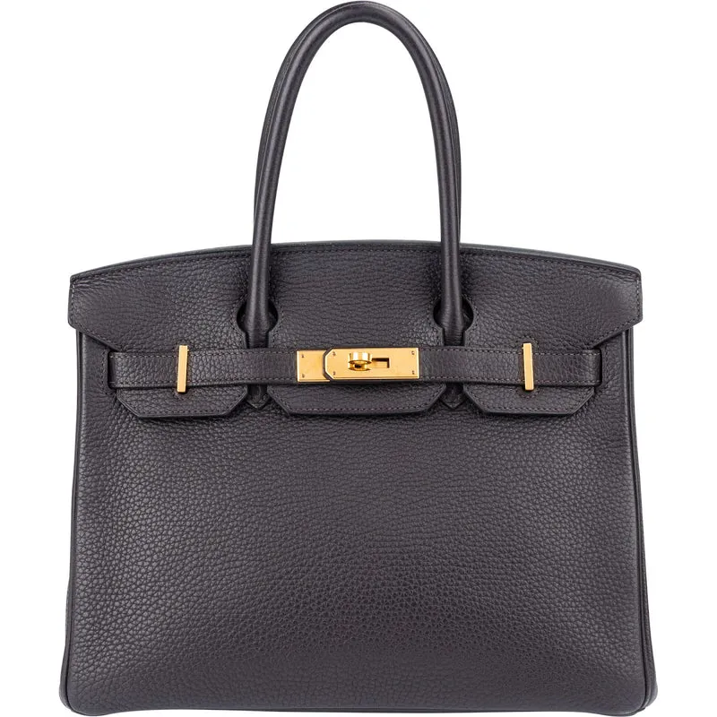 Hermès Prunoir Deep Blue Togo Leather Birkin 30 Handbag