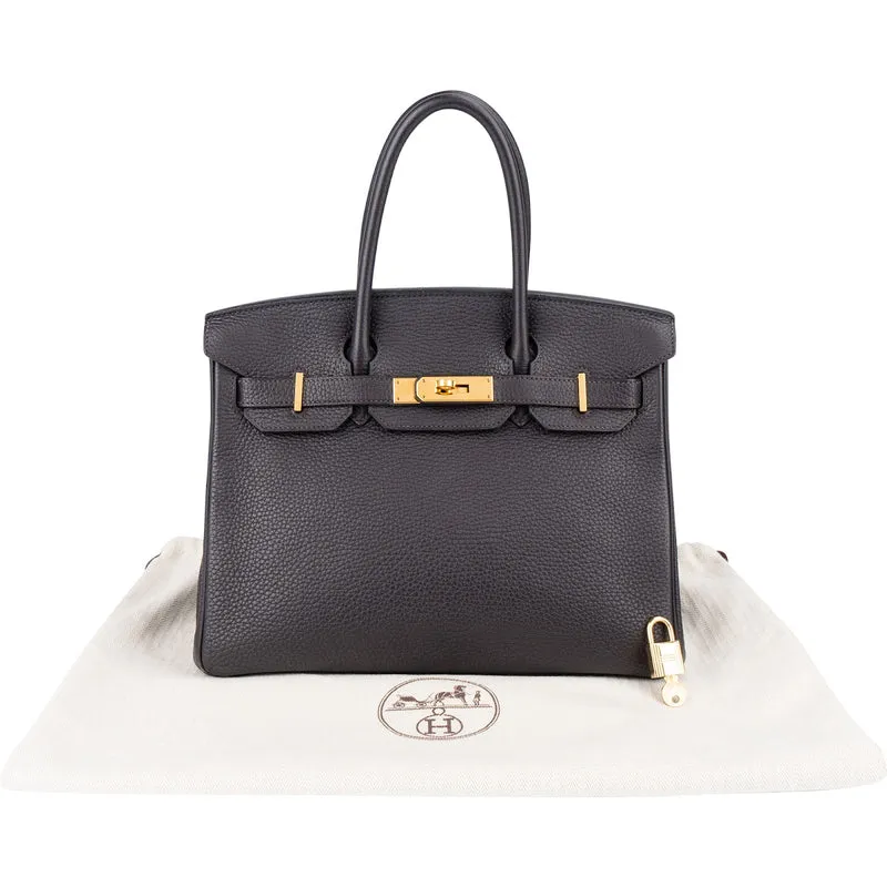 Hermès Prunoir Deep Blue Togo Leather Birkin 30 Handbag