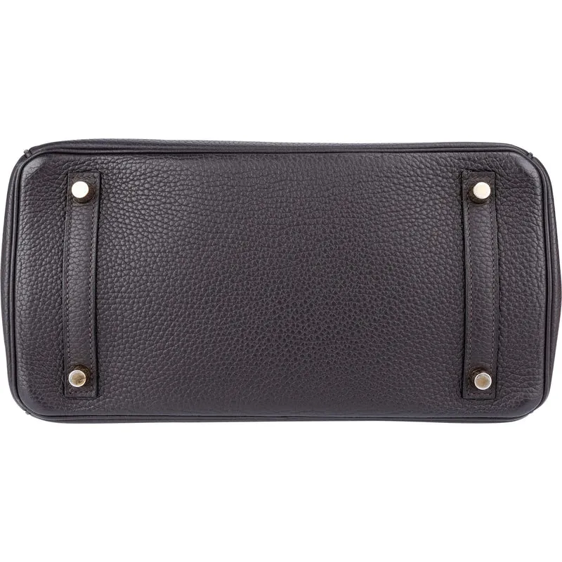 Hermès Prunoir Deep Blue Togo Leather Birkin 30 Handbag