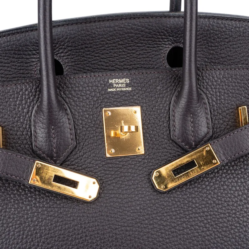 Hermès Prunoir Deep Blue Togo Leather Birkin 30 Handbag