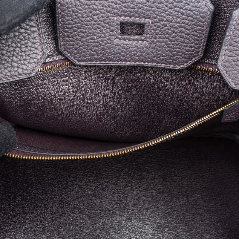 Hermès Prunoir Deep Blue Togo Leather Birkin 30 Handbag