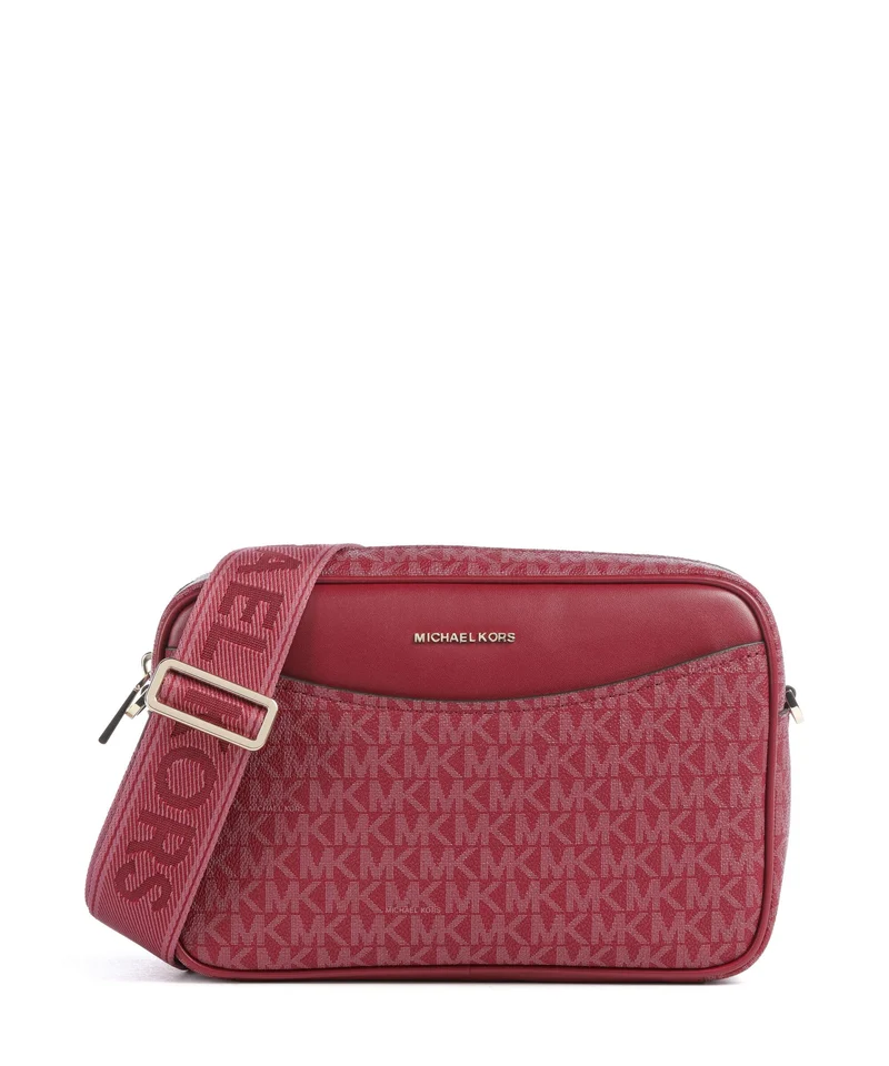 Michael Kors Bev Large Umhängetasche deep red