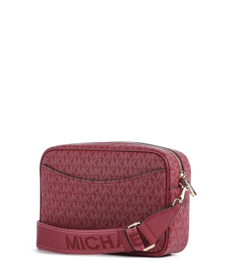 Michael Kors Bev Large Umhängetasche deep red