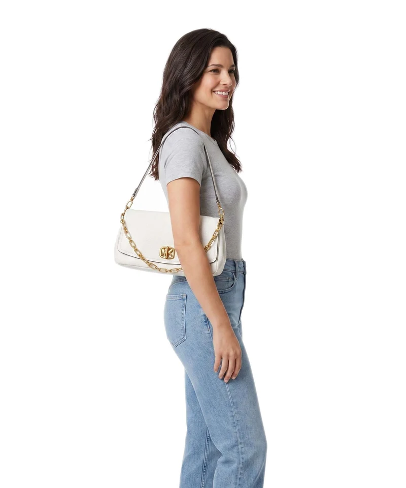Michael Kors Bryant Large Schultertasche eggshell