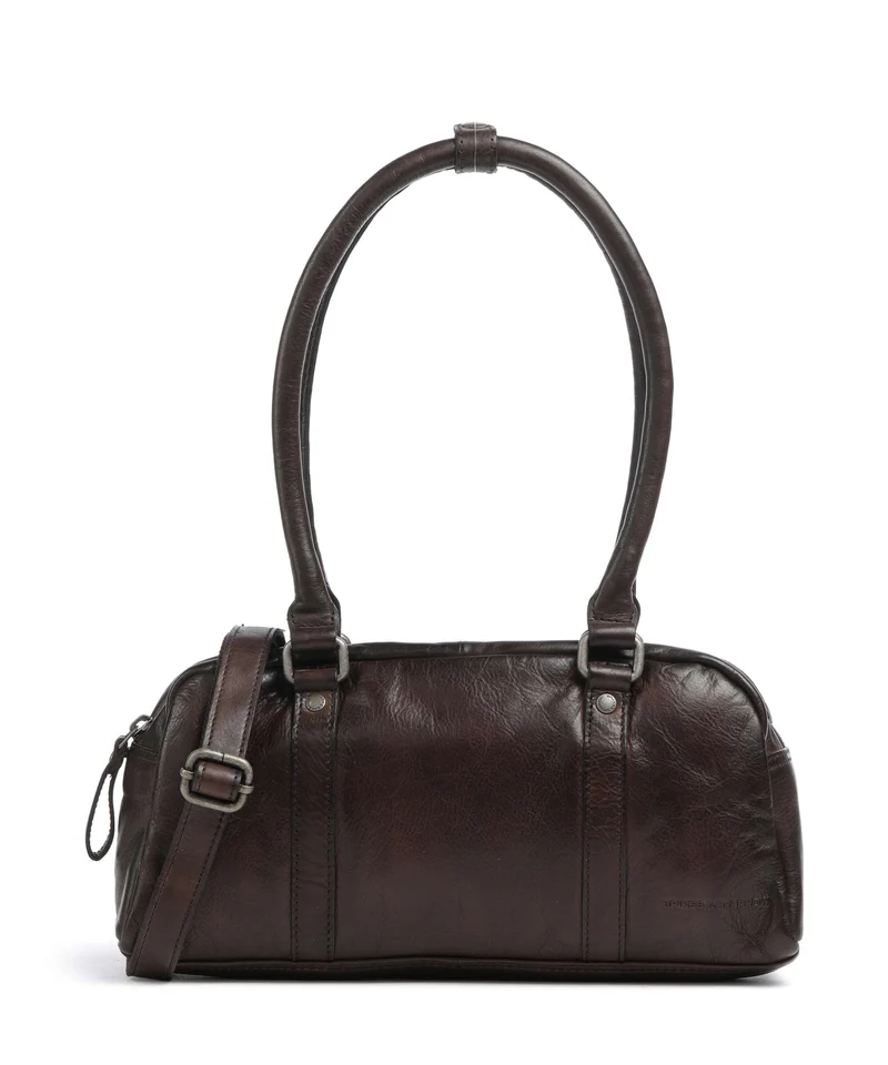 Spikes & Sparrow Apache Lisa Schultertasche dark brown