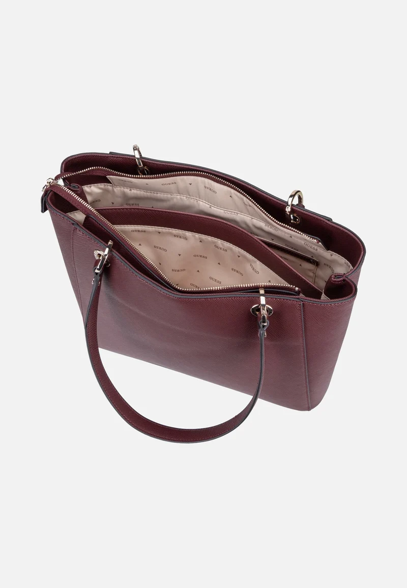 Noelle II Saffiano 72250 Burgundy - Shopper