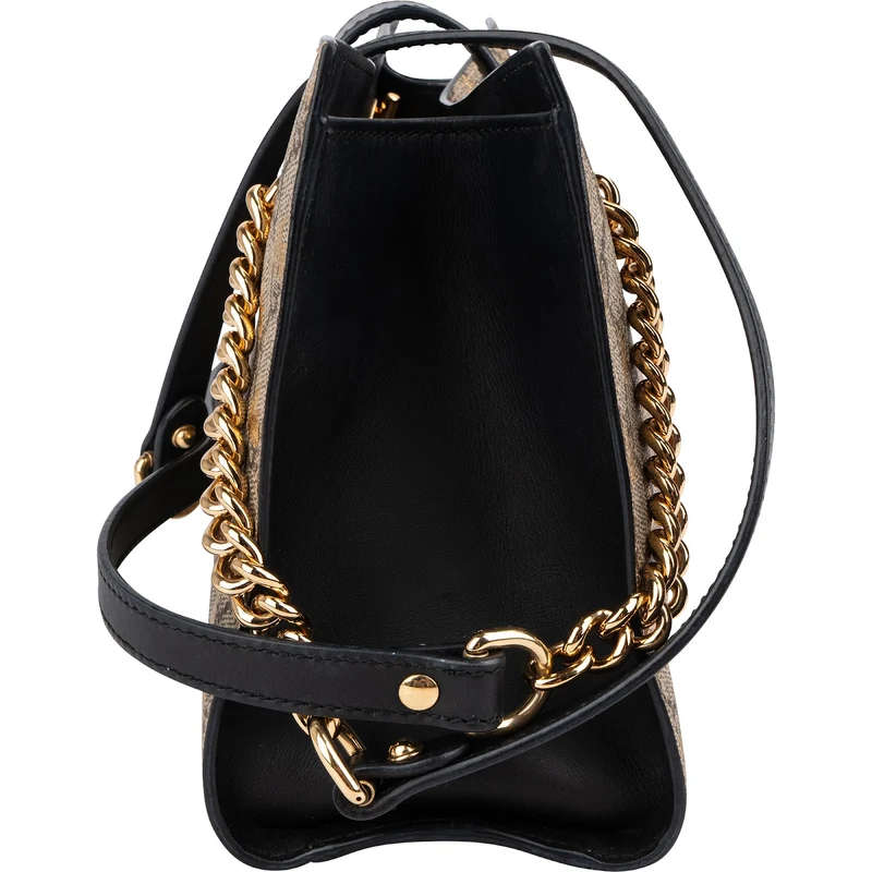 Gucci Monogram GG Supreme Canvas Padlock Bees Print Shoulder Bag