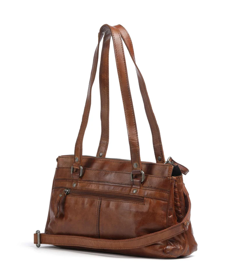 Spikes & Sparrow Apache Christabelle Schultertasche brandy