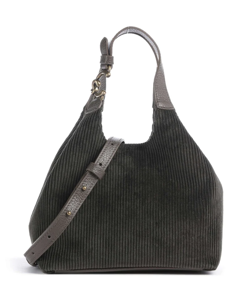 Coccinelle C-Easy Corduroy Handtasche fango