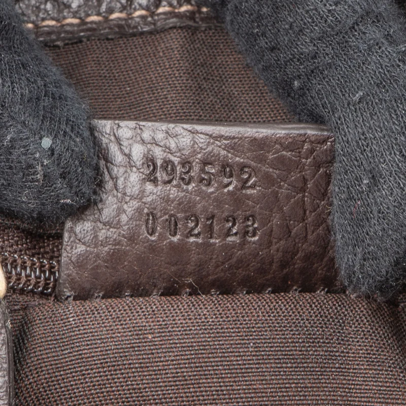 Gucci Monogram GG Coated Canvas New Britt Shoulder Bag