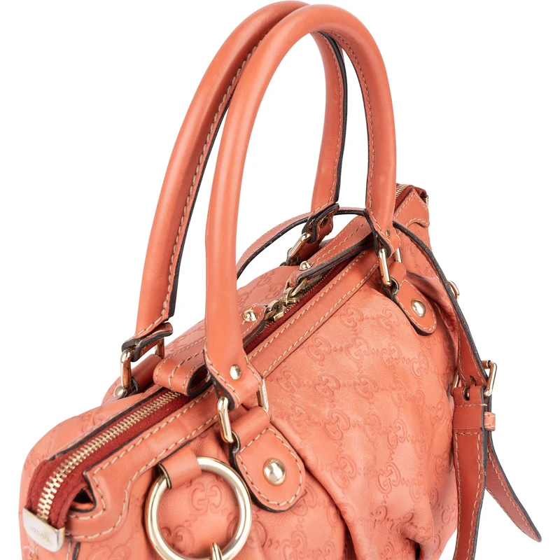 Gucci Pink Guccissima Leather Sukey Handbag
