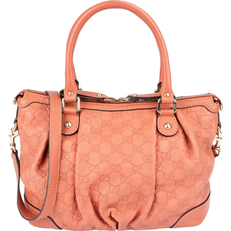 Gucci Pink Guccissima Leather Sukey Handbag