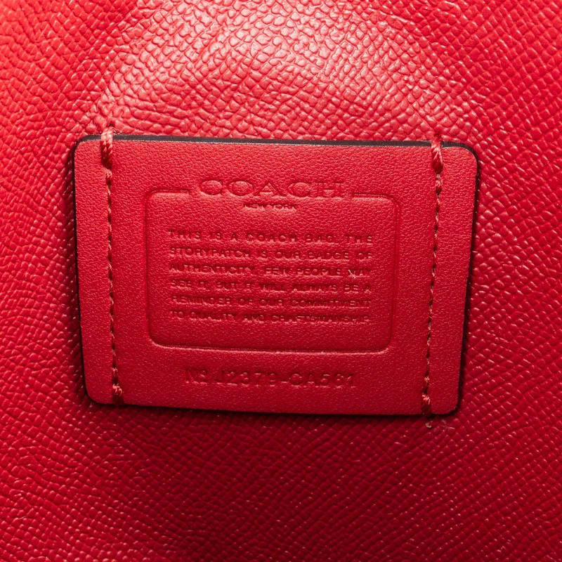 Coach Monogram Signature Canvas Town Bucket Shoulder Crossbody Bag