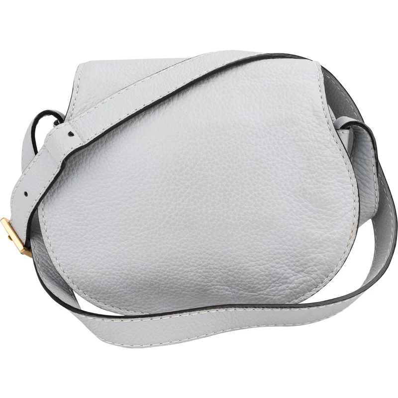 Chloé Grained Calfskin Marcie Small Saddle Crossbody Bag