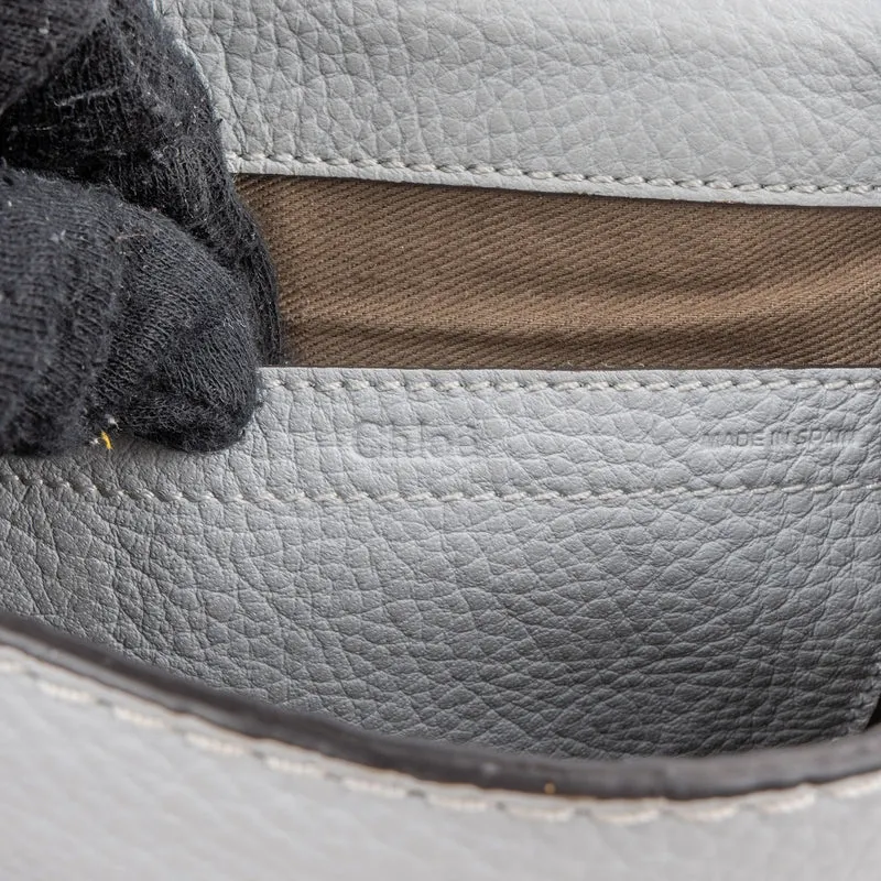 Chloé Grained Calfskin Marcie Small Saddle Crossbody Bag