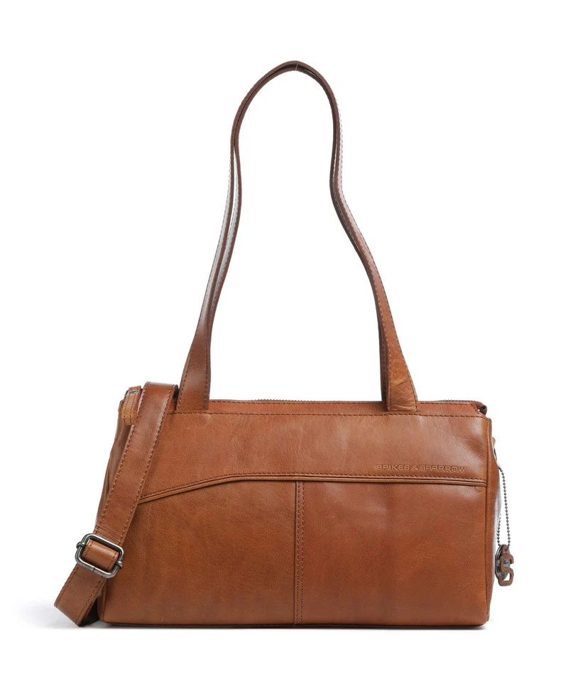 Spikes & Sparrow Bronco Alicia Schultertasche brandy