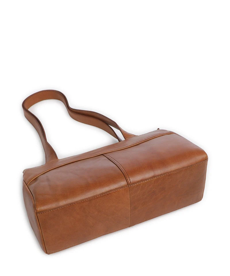 Spikes & Sparrow Bronco Alicia Schultertasche brandy