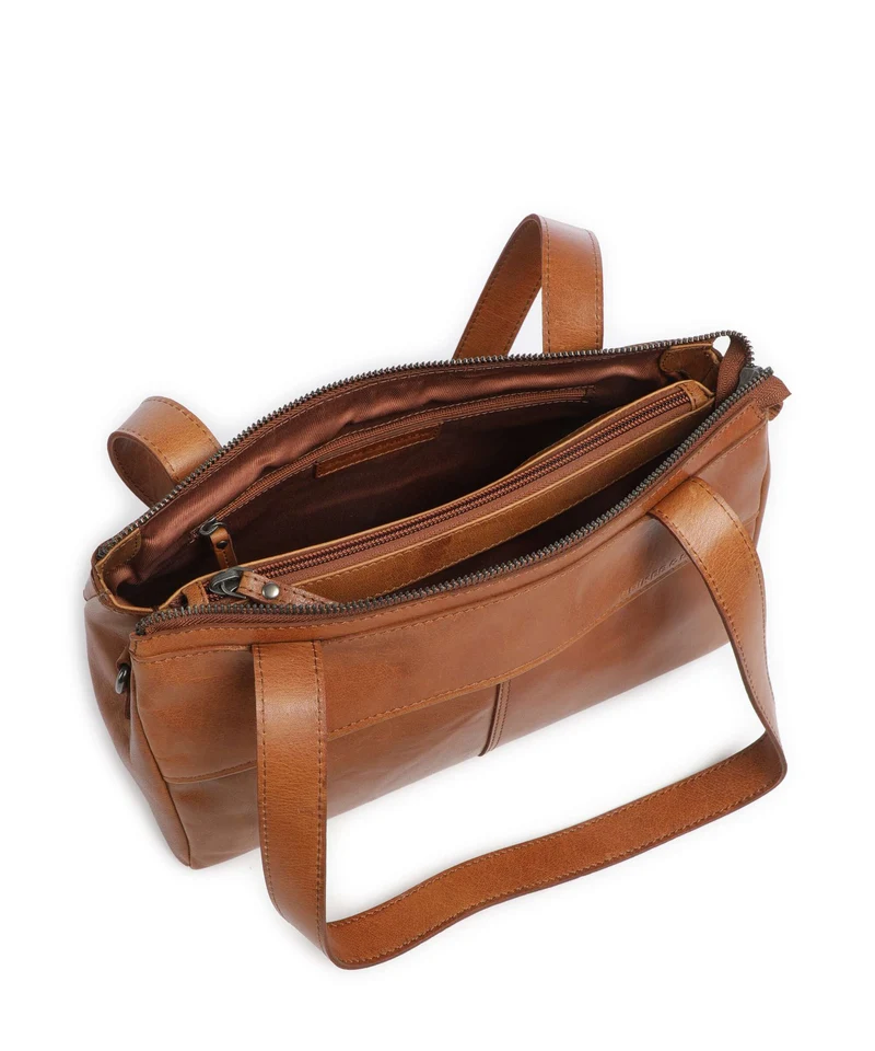 Spikes & Sparrow Bronco Alicia Schultertasche brandy