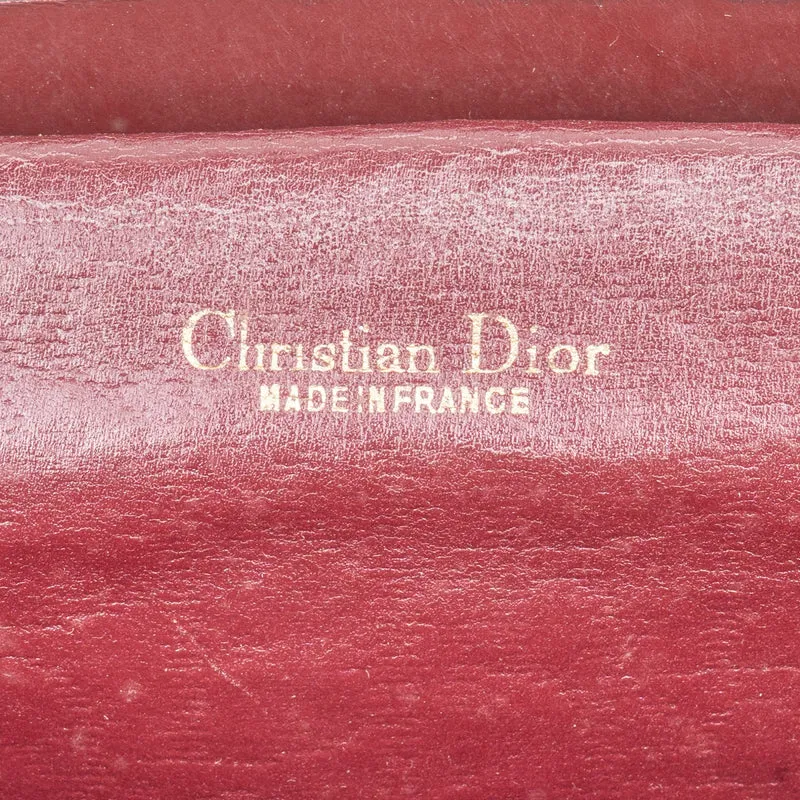 Christian Dior Totter Monogram Canvas Flap Shoulder Bag