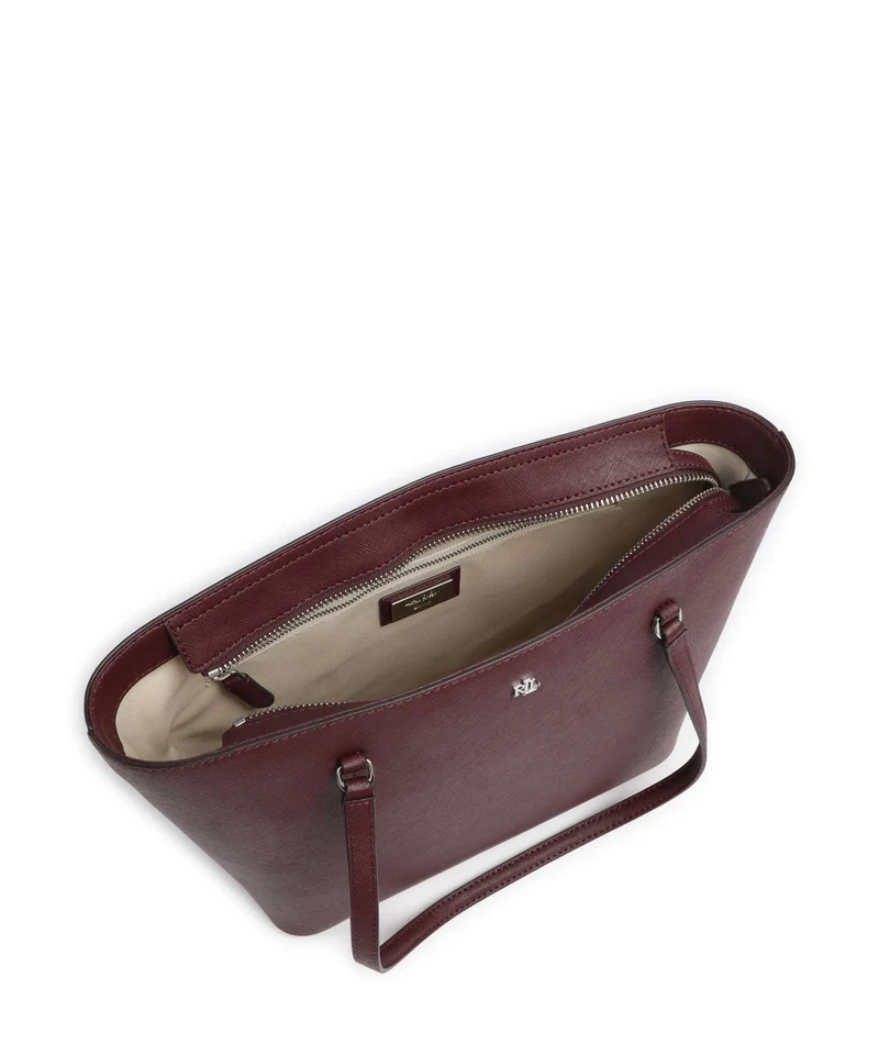 Lauren Ralph Lauren Karly Medium Shopper dark garnet
