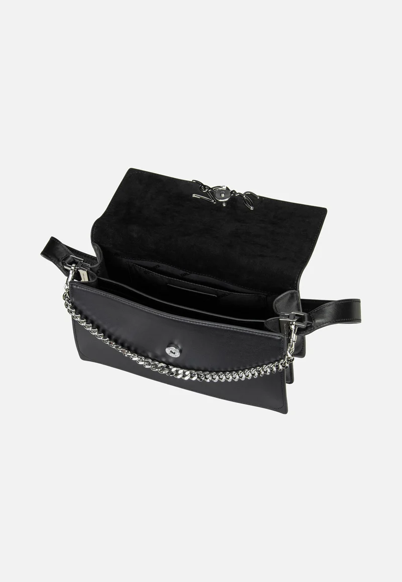 K/Signature Medium Flap Shb Black-Nickel - Abendtasche