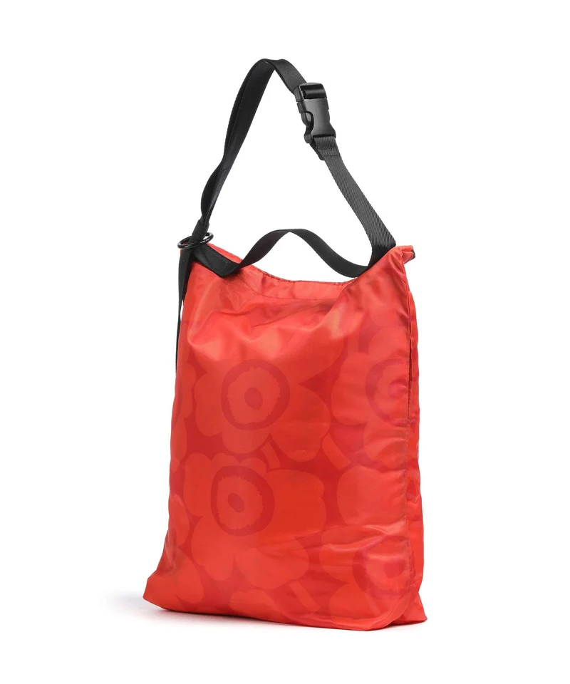 Marimekko Neat Unikko M Beuteltasche red