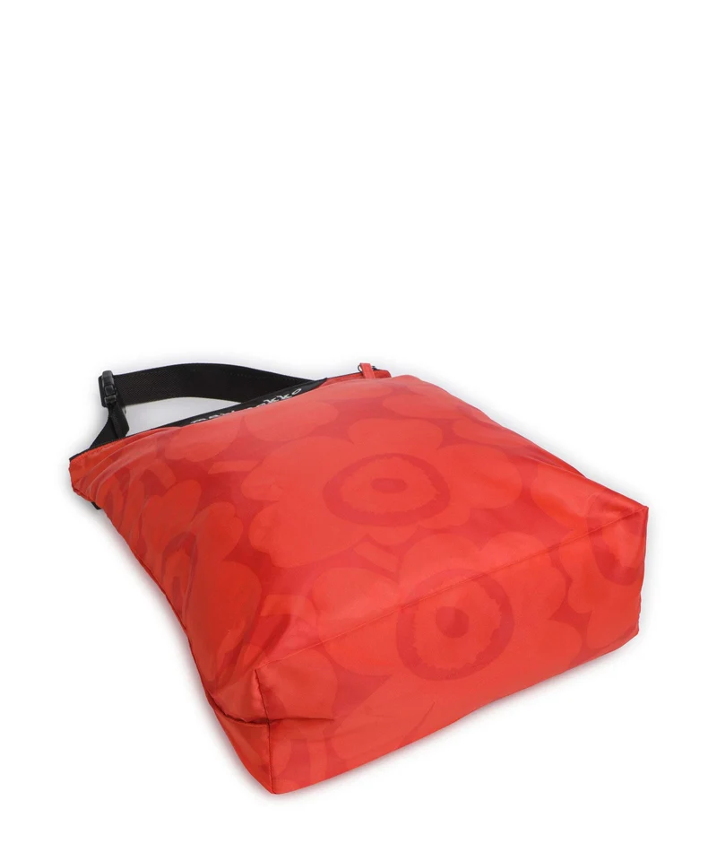 Marimekko Neat Unikko M Beuteltasche red