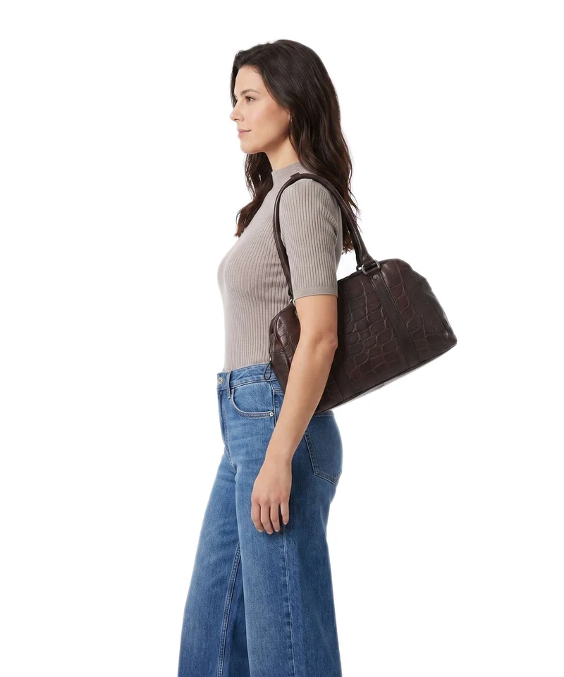 Spikes & Sparrow Apache Dionne Schultertasche dark brown