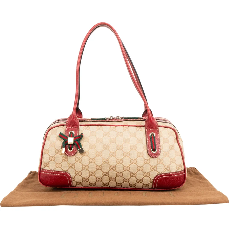 Gucci Monogram GG Canvas Princy East West Shoulder Bag