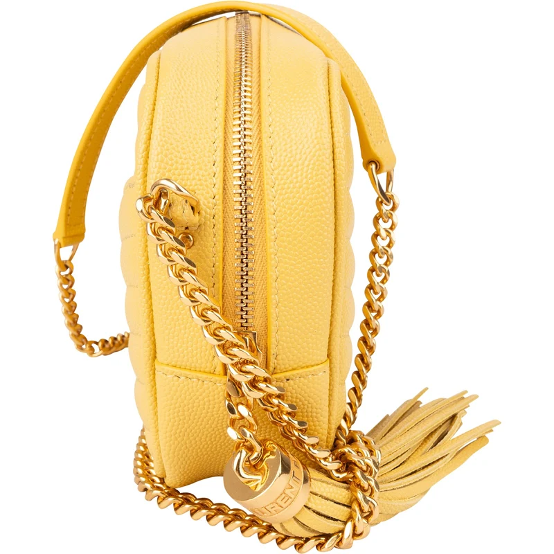 Yves Saint Laurent Quilted Leather Lou Camera Crossbody Bag