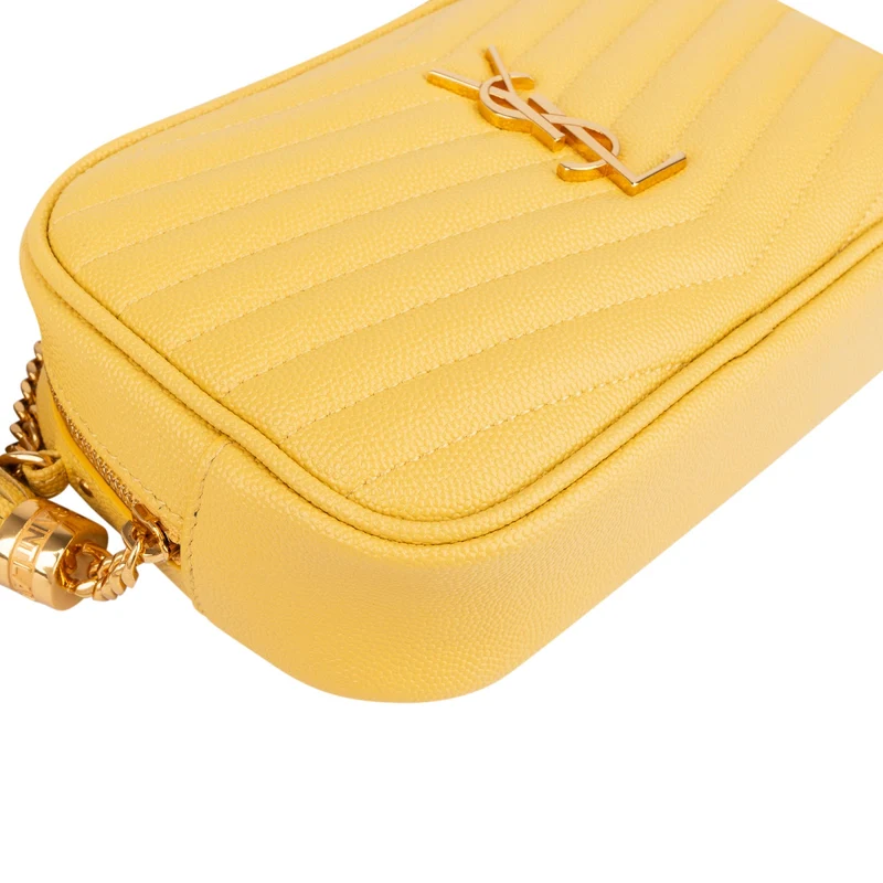 Yves Saint Laurent Quilted Leather Lou Camera Crossbody Bag