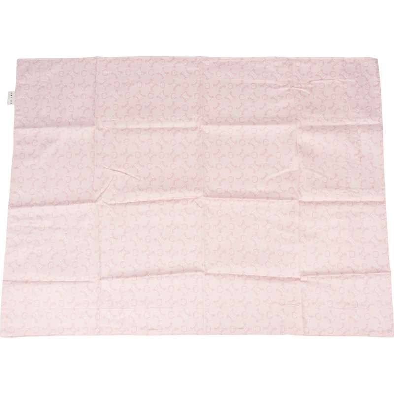 Celine Pink Triomphe Monogram Pillow Case