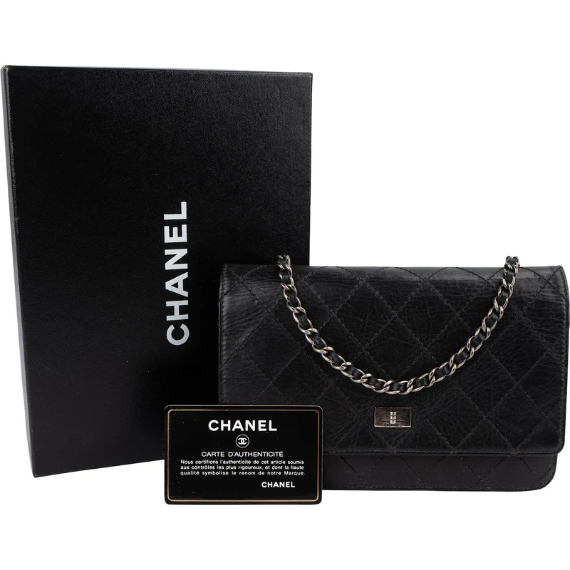 Chanel Stitching Calfskin Reissue 2.55 Wallet on Chain Crossbody Bag
