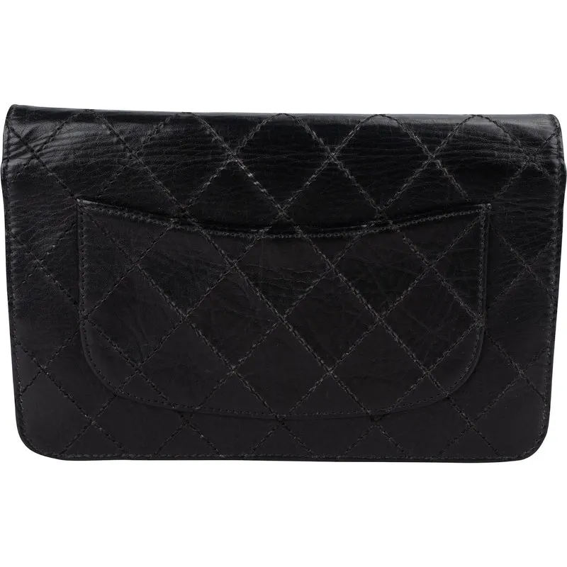 Chanel Stitching Calfskin Reissue 2.55 Wallet on Chain Crossbody Bag