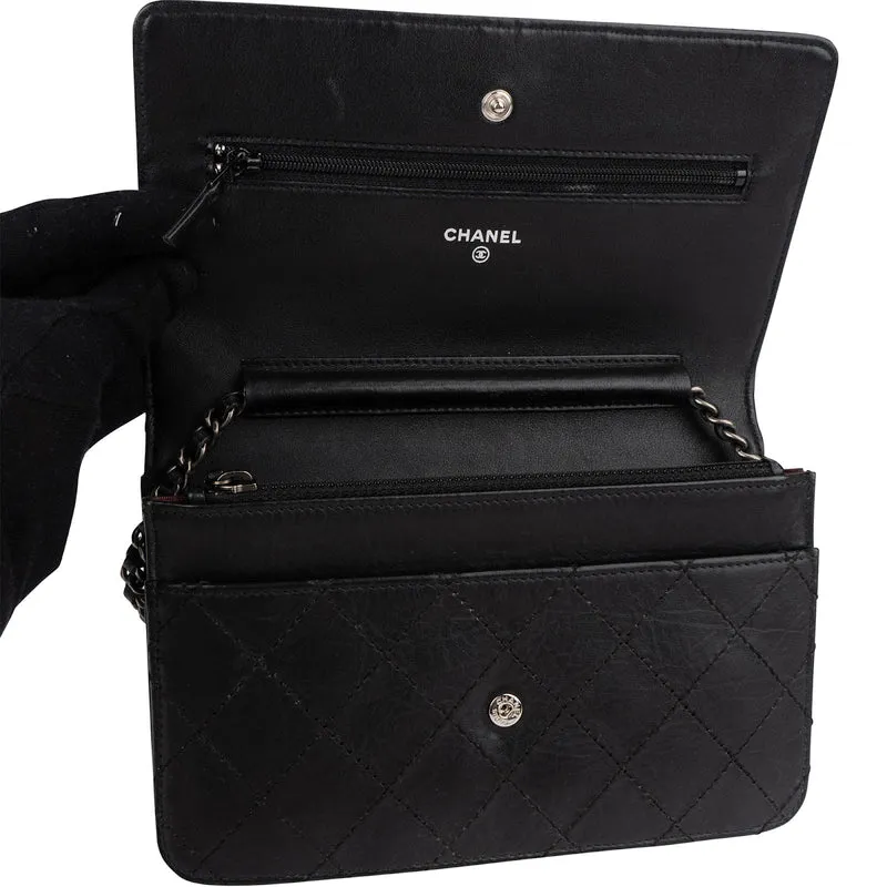 Chanel Stitching Calfskin Reissue 2.55 Wallet on Chain Crossbody Bag