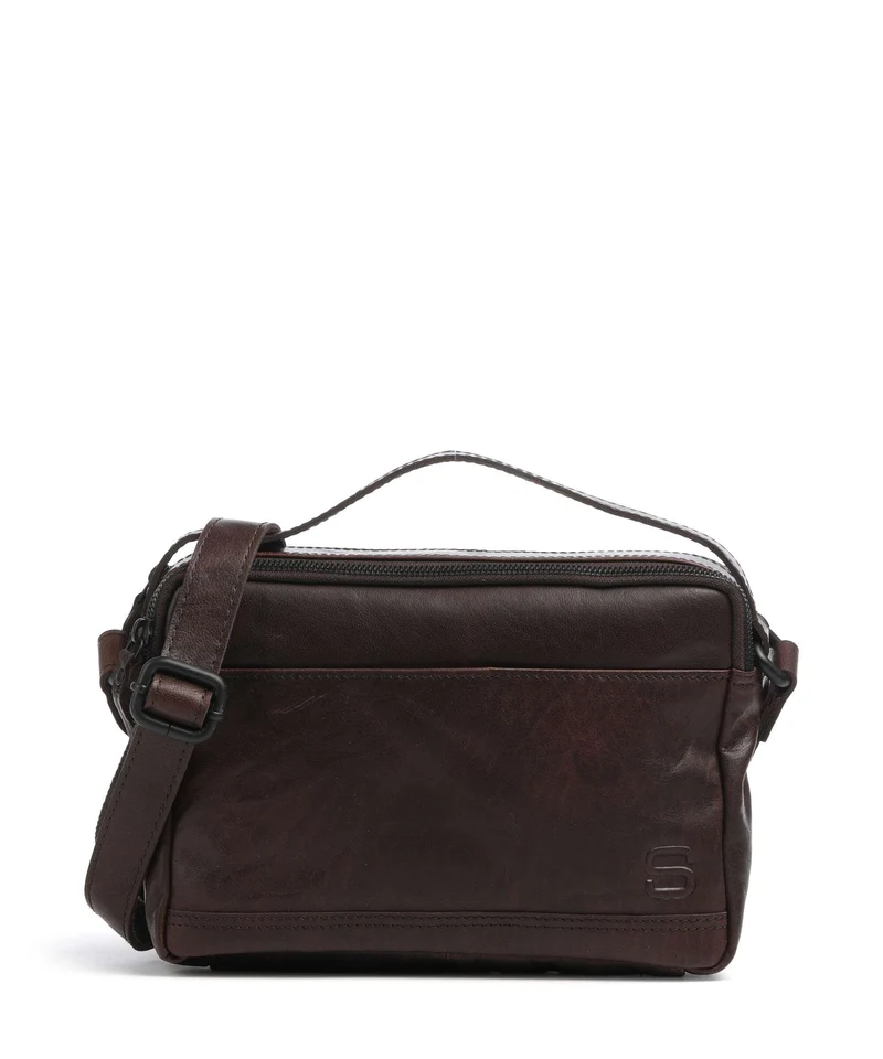 Spikes & Sparrow Bronco Randell Umhängetasche dark brown