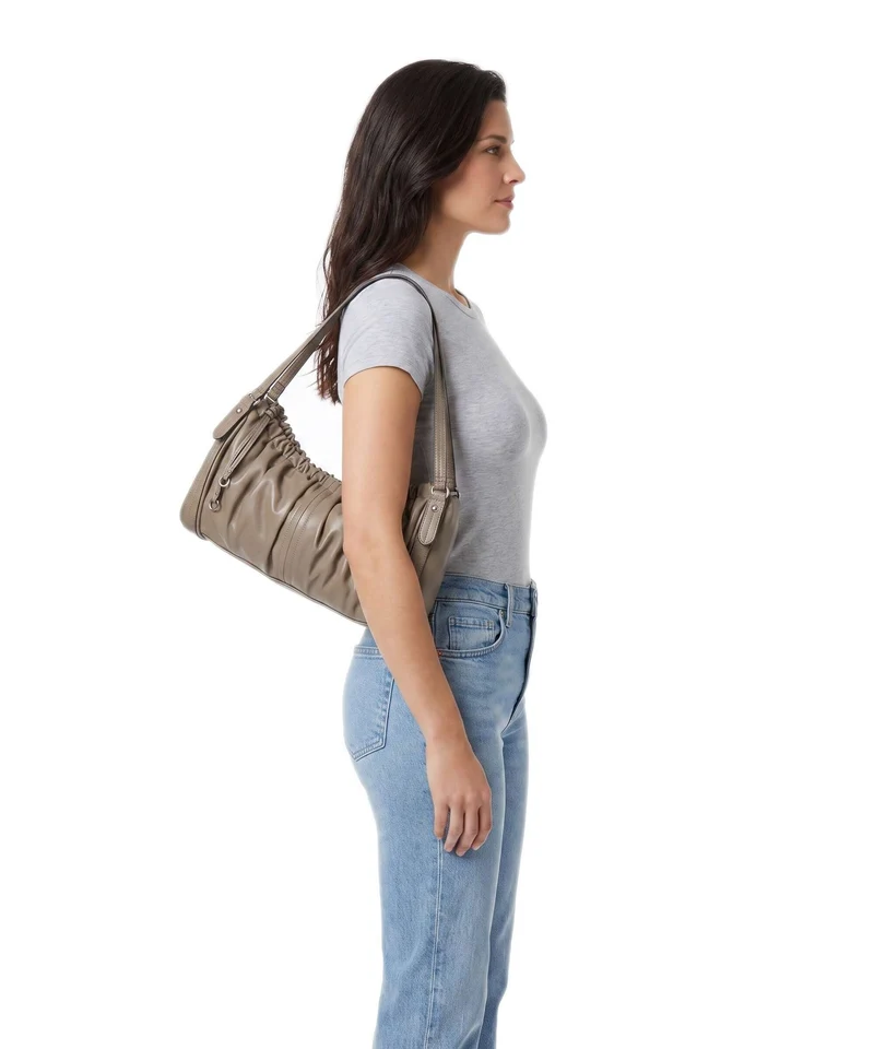 Liebeskind Faye Vintage Goat M Schultertasche neutral grey