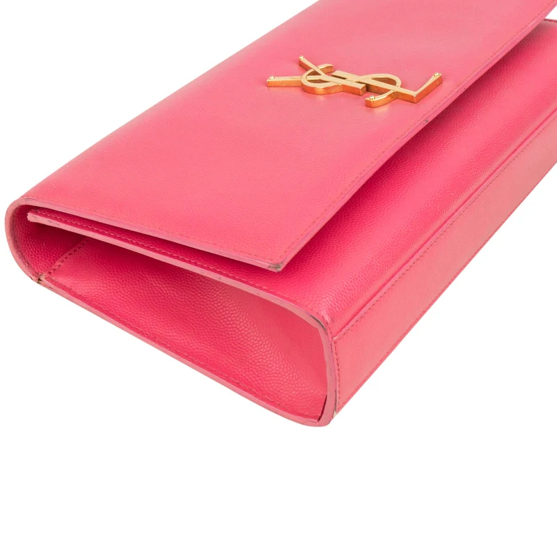 Saint Laurent Grain De Poudre Leather Kate Chain Crossbody Bag