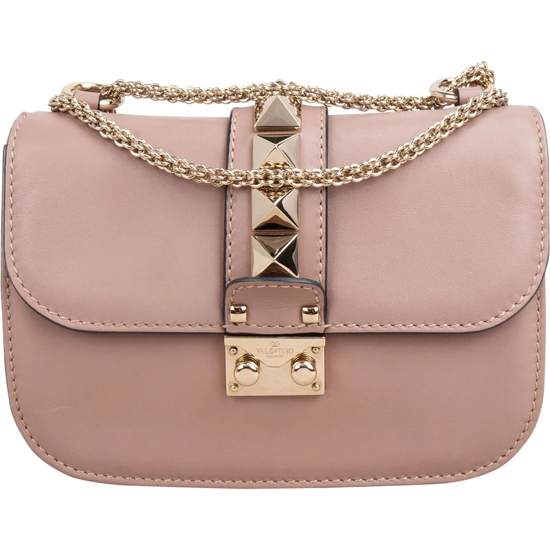 Valentino Garavani Calfskin Rockstud Small Shoulder Crossbody Bag