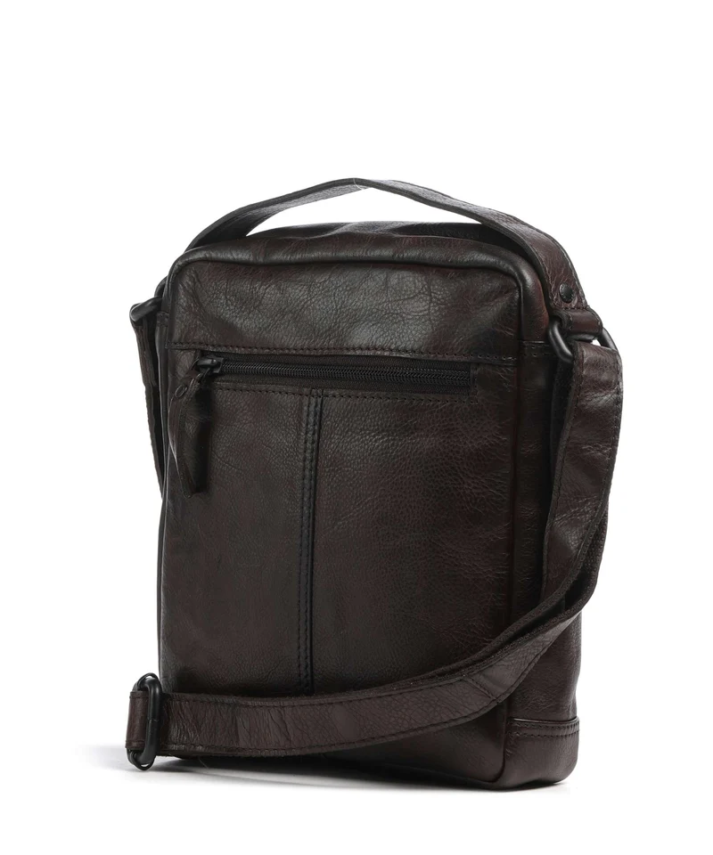 Spikes & Sparrow Apache Moses Umhängetasche dark brown