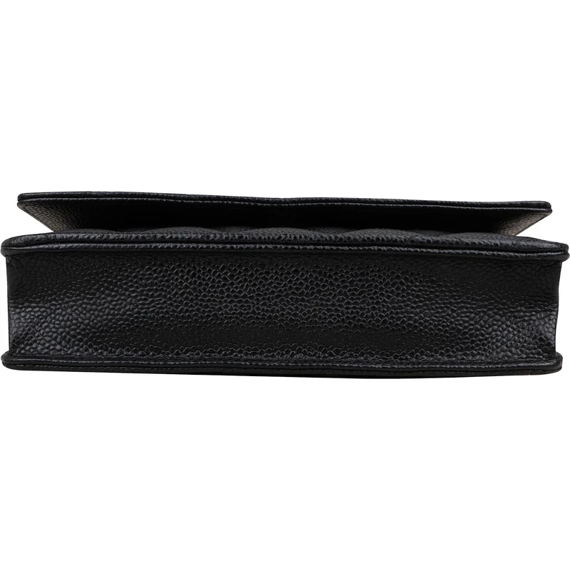 Chanel Quilted Caviar Leather Wallet on Chain Crossbody Bag