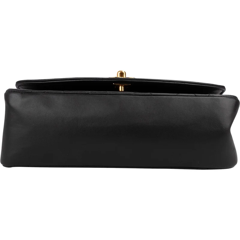 Chanel Quilted Lambskin 24K Gold Diana Small Single Flap Crossbody Bag