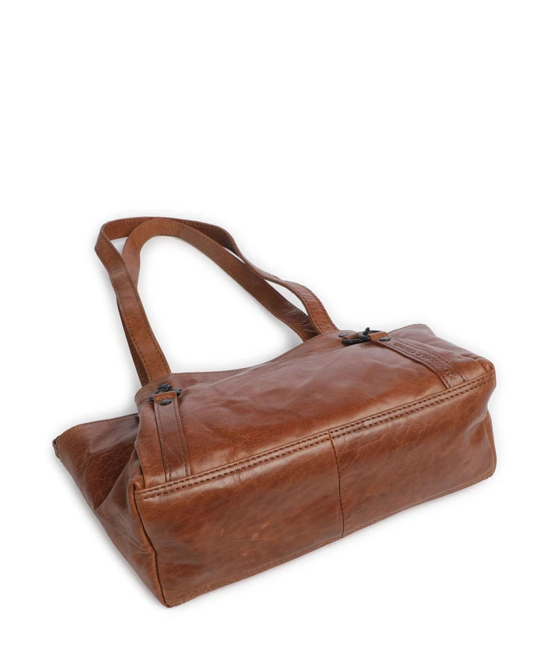 Spikes & Sparrow Bronco Starlet Schultertasche brandy