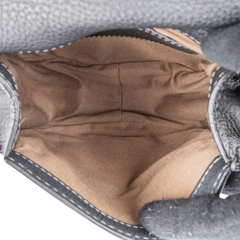 Chloé Grained Calfskin Marcie Mini Saddle Crossbody Bag