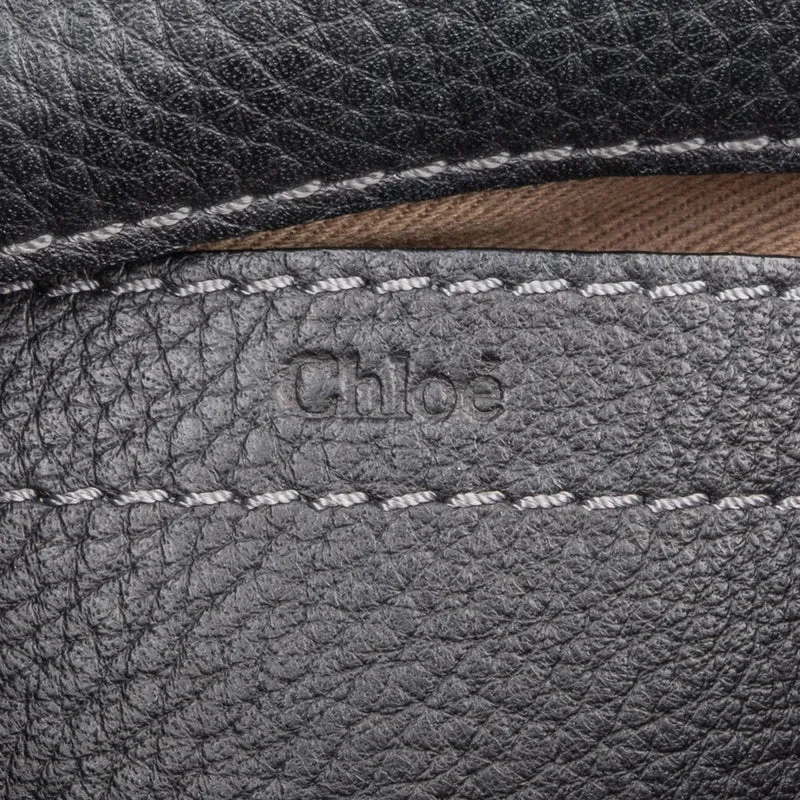 Chloé Grained Calfskin Marcie Mini Saddle Crossbody Bag
